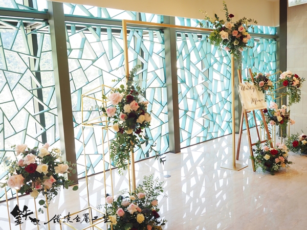花藝布置-活動背景組合鐵架-婚禮布置架